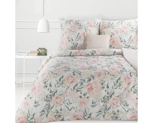 Obliečky na posteľ so vzorom kvetov zo saténovej bavlny - Spring 13